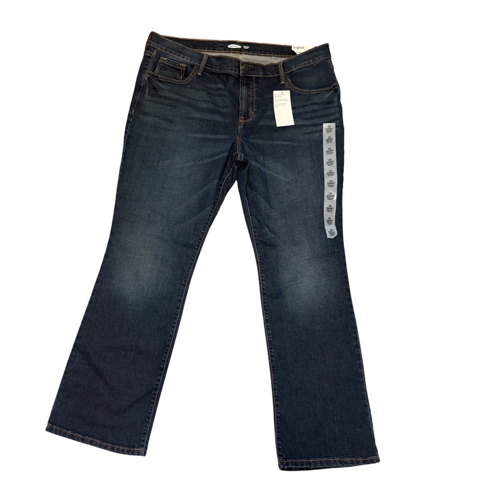 Old Navy Original Boot-Cut Jeans Potrero Dark Wash 16 Short 2018